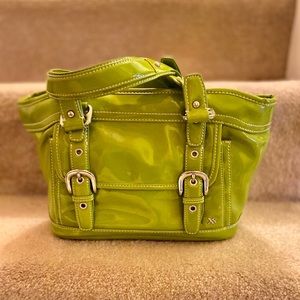 Max New York Green Patent Leather bag, new